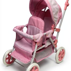 Badger Basket Twin Doll Stroller for Kids-0